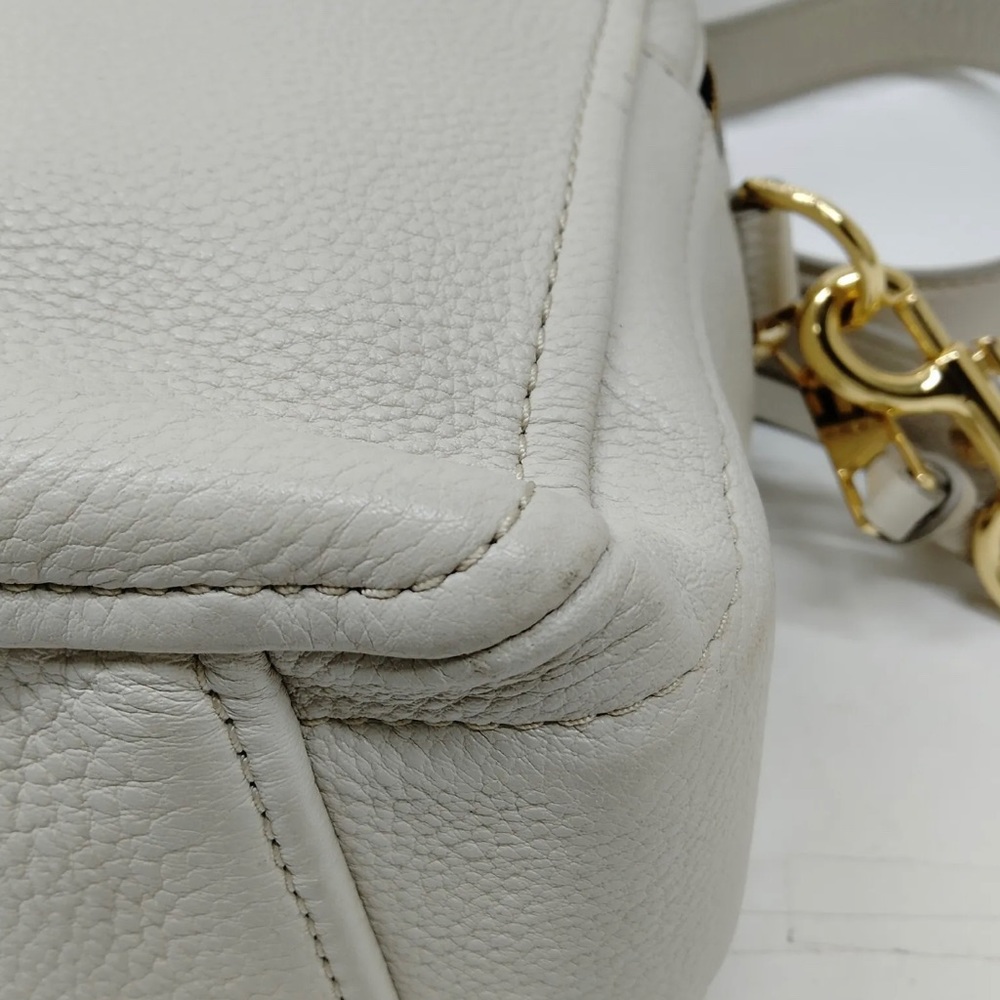 MARC JACOBS Crossbody Bag Cream Leather - Picture 5 of 10